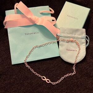 Tiffany Co. Infinity Thick Chain Necklace